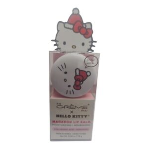 Creme+ Hello Kitty Macaron Lip Balm - Marshmallow Fluff Limited Edition NEW